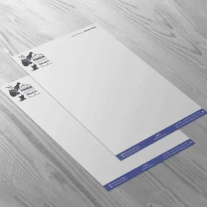 تصميم ورق رسمي